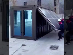 Casa de contêiner expansível com banheiro resistente a terremotos de 20FT