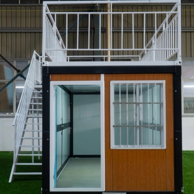 Instalação fácil Residência móvel Casa de contêineres pré-fabricada 20FT 40FT Casas de contêineres dobráveis pré-fabricadas
