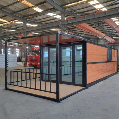 Casa de contêineres pré-fabricada anti-ferrugem removível fácil de montar