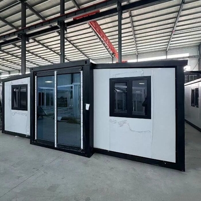 Casas de contêineres modulares expansíveis de 2 quartos Casa de contêineres de 20 pés