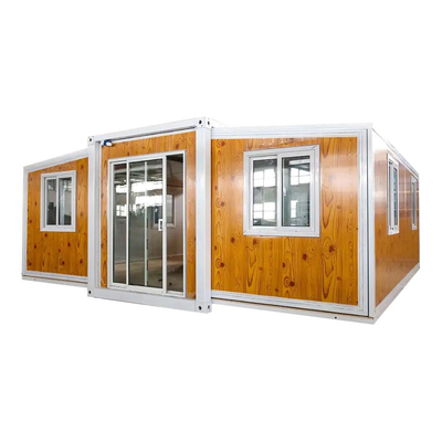 3 Quartos Móvel Moderno pré-fabricado Container House expansível Janela de liga de alumínio