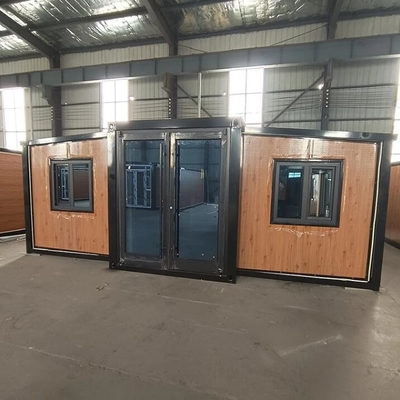 Casas em contêineres pré-construídas móveis expansíveis 2 quartos Casas em contêineres pré-fabricadas