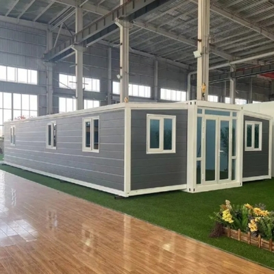 Impermeável e ignífugo Fácil de instalar Casa pré-fabricada expansível Três quartos