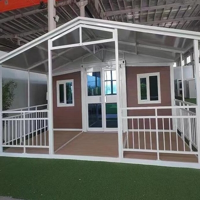 Casa de contêineres pré-fabricada de luxo expansível grau A Telhado EPS à prova de fogo de 50 mm/75 mm