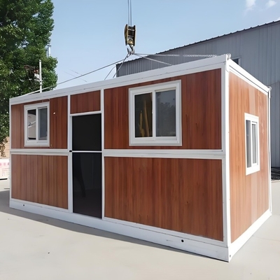 Portabilidade e versatilidade Casa de contêineres modular pré-fabricada Casa pequena para necessidades de habitação temporária ou móvel