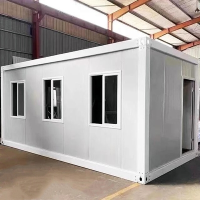 20ft Flat Pack Container de Envio Casa Edifícios Portáteis Portáteis Durável A prova de fogo A prova de água