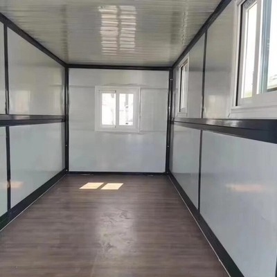 Casa de contentores móvel dobrável pré-fabricada MGO Piso Impermeável Incendiável