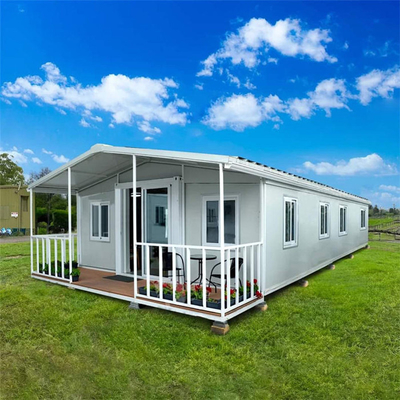 Casa de contêiner de expansão com terraço Luxury Mobile 20ft 40ft Modular Homes