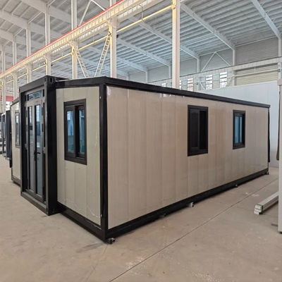 Casa de contêiner pré-fabricada móvel expansível com boa estrutura Casa de contêiner de dois quartos