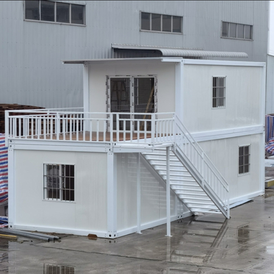 Casa de contêiner dobrável de tipo Z com 2 quartos Casa dobrável Fácil de instalar