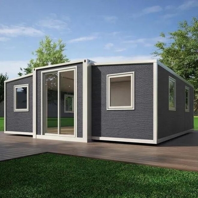 Casa de contêiner de transporte pré-fabricada expansível de 2 quartos para viver
