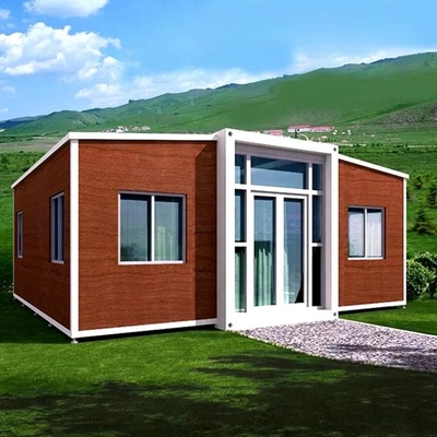 Casa de contentores de aço pré-fabricada de 2 quartos expansível