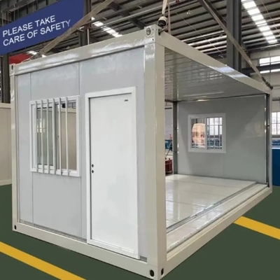 Fabricação pré-fabricada Casa de contêiner dobrável em forma de Z