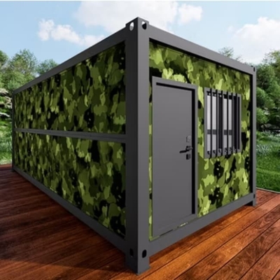 Casa de contêineres dobráveis pré-fabricada de baixo custo e fácil de instalar